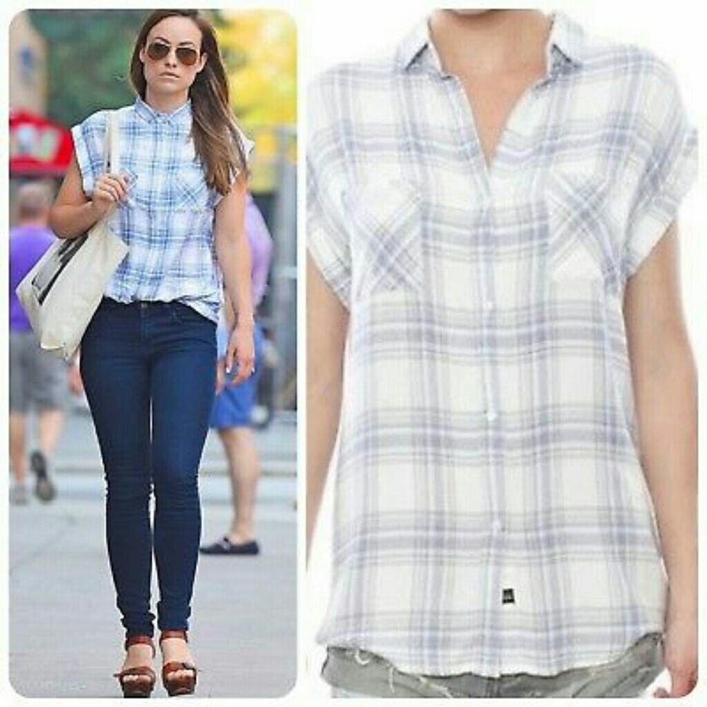 Rails Flannel Top - Picture 1 of 5